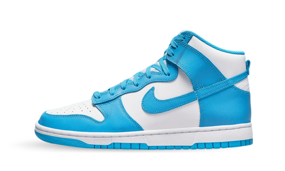 Nike dunks high purchases university blue