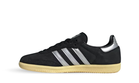 Adidas Samba OG Core Black Matte Silver (W) IE8128