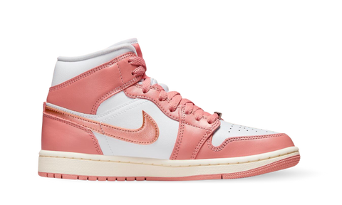 Air jordan 1 2025 mid coral stardust