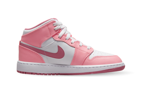 Nike Air Jordan 1 Mid Pink Valentine's Day 2023 (GS) DQ8423-616