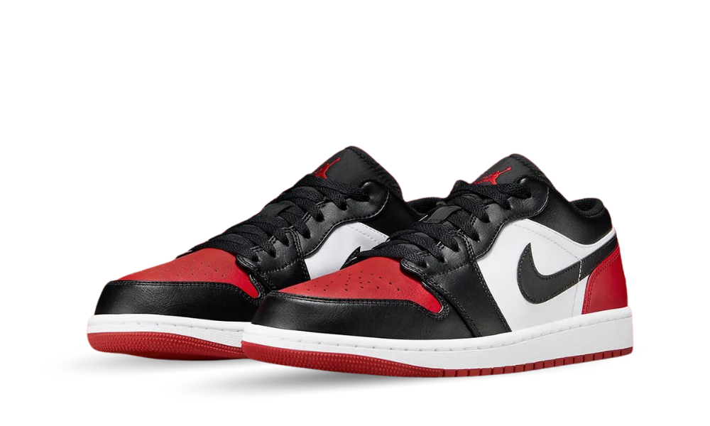 Nike Air Jordan 1 Low Bred Toe 2.0 553558-161 – DMP Kickz