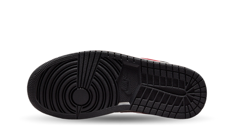 Nike Air Jordan 1 Mid College Grey Red (W) BQ6472-060