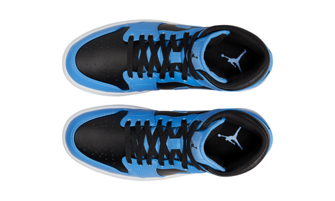 Nike Air Jordan 1 Mid Black University Blue DQ8426-401