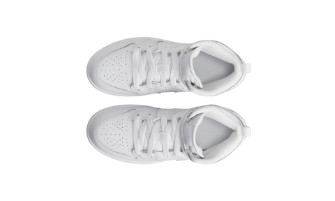 Nike Air Jordan 1 Mid Triple White (PS) 640734-136