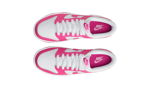 Laser Fuchsia White Pink Dunks Nike Dunk Low Laser Fuchsia White (GS) FB9109-102 – DMP Kickz