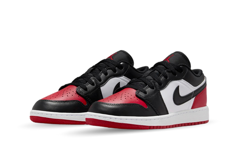 Nike Air Jordan 1 Low Bred Toe 2.0 (GS) 553560-161