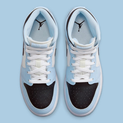 Nike Air Jordan 1 Mid Ice Blue (GS) 555112-401