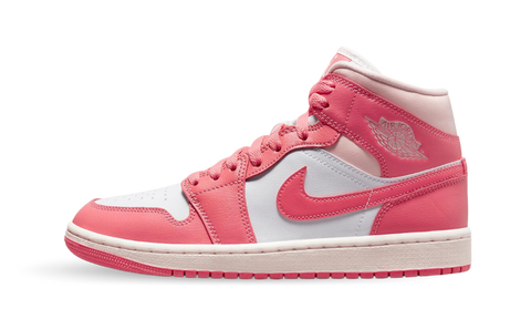 Pink nike air jordan 1 mid Clearance