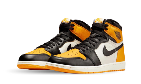 Nike Air Jordan 1 High Retro OG Yellow Toe Taxi 555088-711 – DMP Kickz