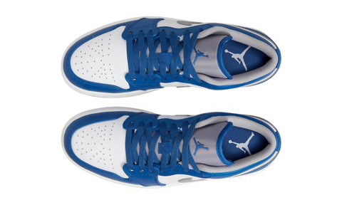 Nike Air Jordan 1 Low True Blue Cement 553558-412